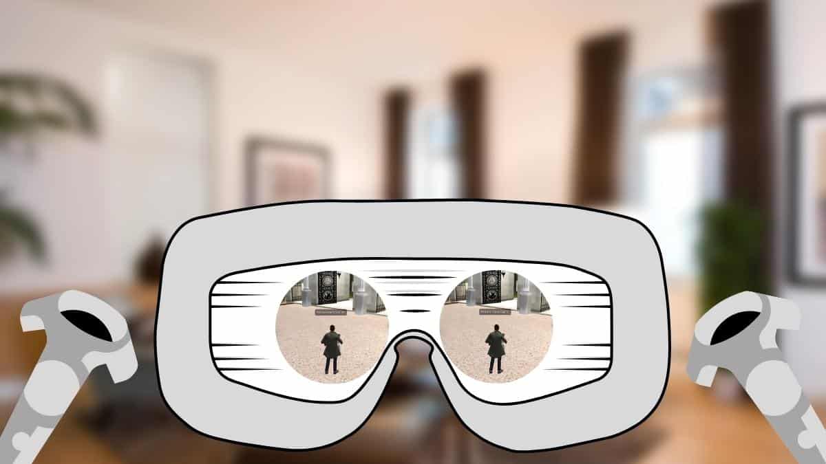 VR Brille Aufbau